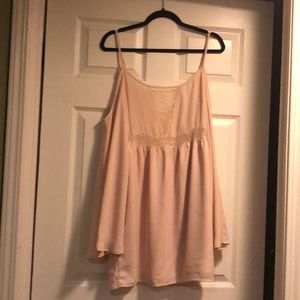 Pink dress cold shoulder with lace